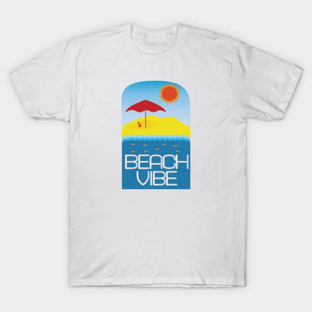 Beach Vibe T-Shirt by creationoverload